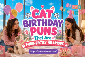 125+ Cat Birthday Puns, Captions & Messages for Cat Lovers