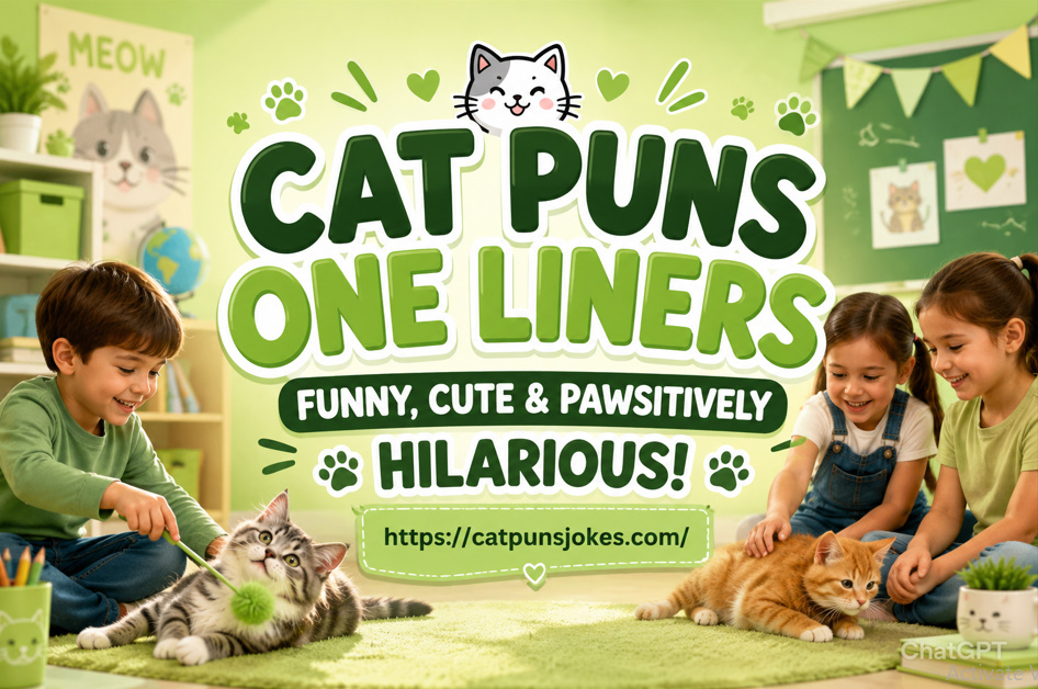Cat Puns One Liners