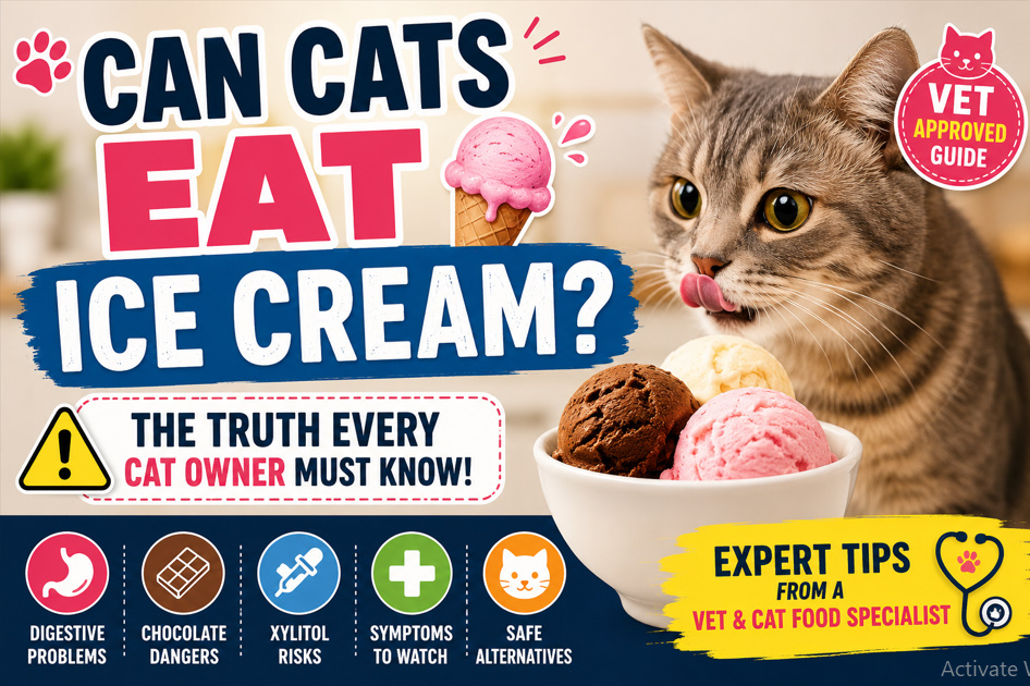 can cats eat ice cream