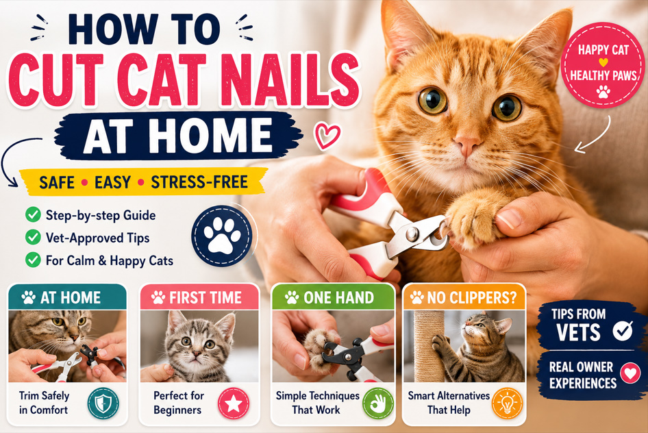 how to cut cat nails