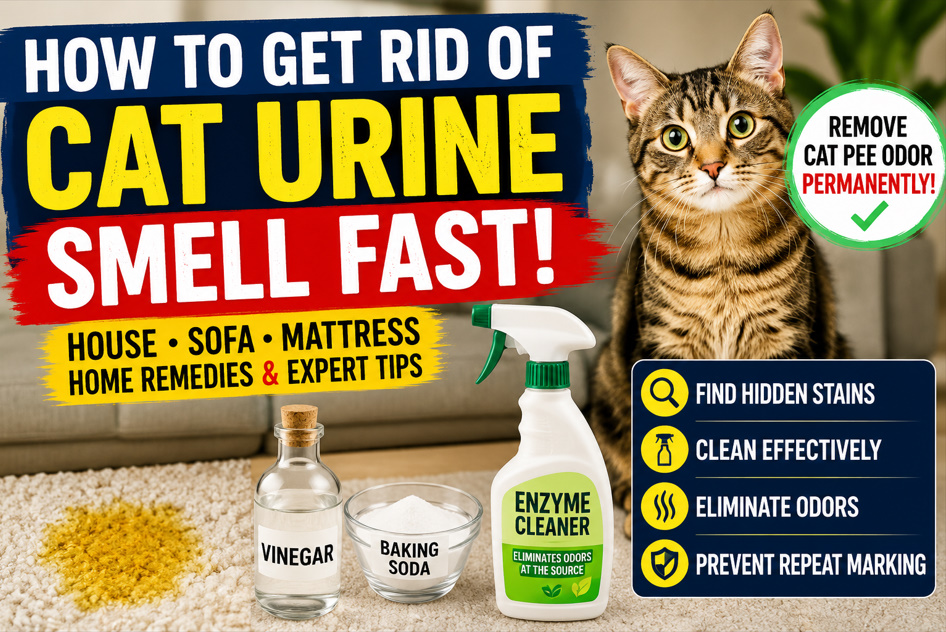how to get rid of cat urine smell